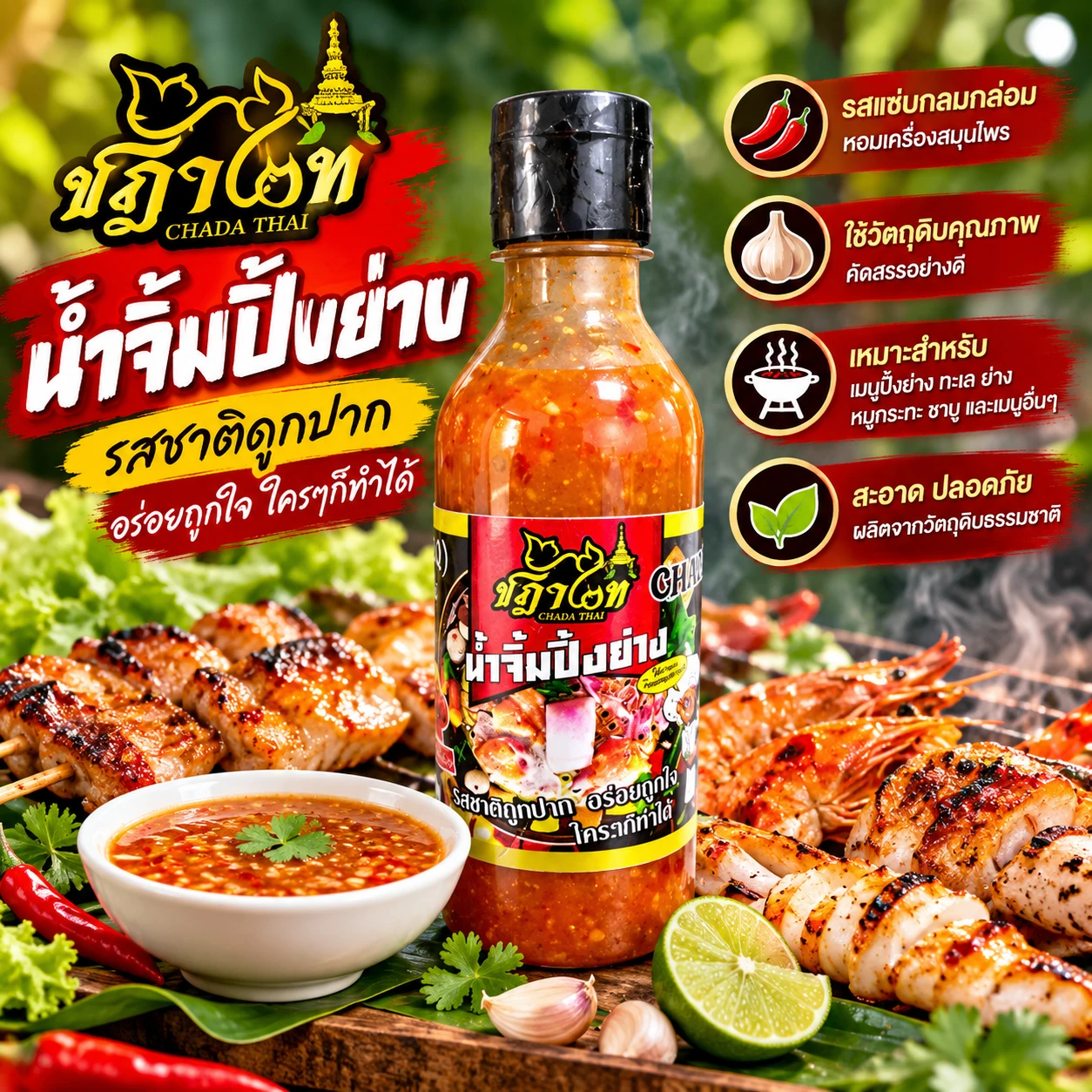 น้ำจิ้มปิ้งย่าง ตราชฎาไทย